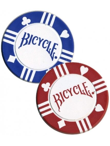 100 Pokerio žetonų rinkinys su dėklu Bicycle 2