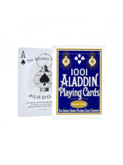1001 Aladdin žaidimo kortos USPCC (mėlynos) 4 1001 Aladdin žaidimo kortos USPCC (mėlynos) 4