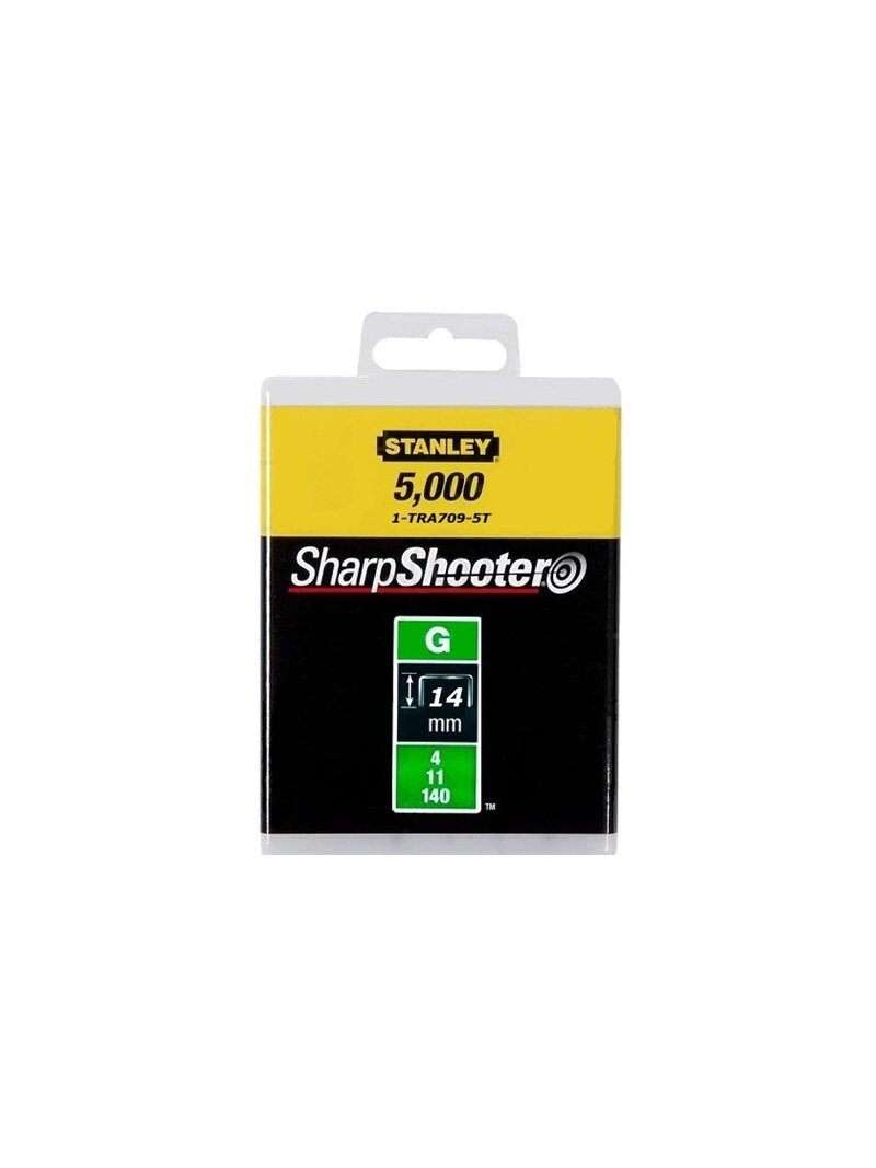 140 G tipo kab. „STANLEY" 5000 vnt. 14 mm 140 G tipo kab. „STANLEY" 5000 vnt. 14 mm