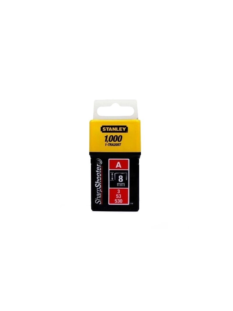 53 A tipo kabės „STANLEY" 1000 vnt. 12 mm 53 A tipo kabės „STANLEY" 1000 vnt. 12 mm