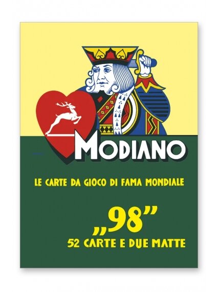 ''98'' pokerio kortos Modiano (mėlynos) 4 ''98'' pokerio kortos Modiano (mėlynos) 4