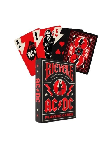 AC/DC žaidimo kortos Bicycle