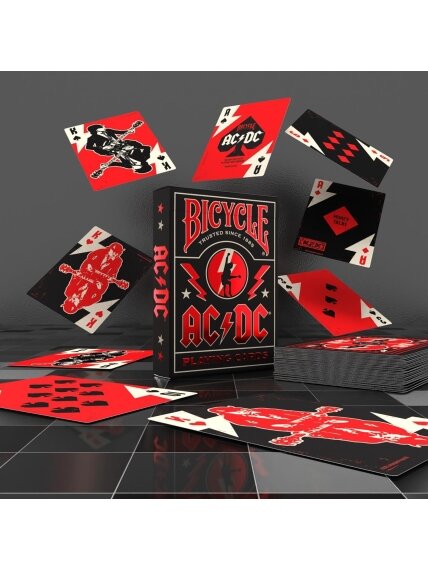 AC/DC žaidimo kortos Bicycle 1