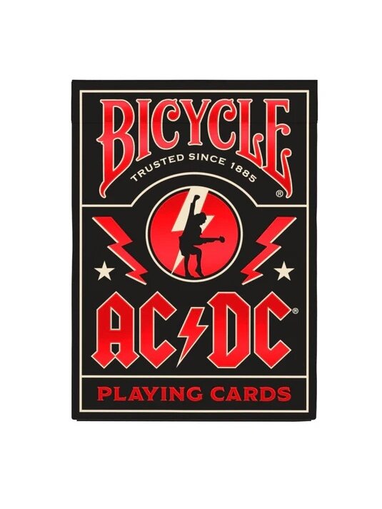 AC/DC žaidimo kortos Bicycle 4 AC/DC žaidimo kortos Bicycle 4