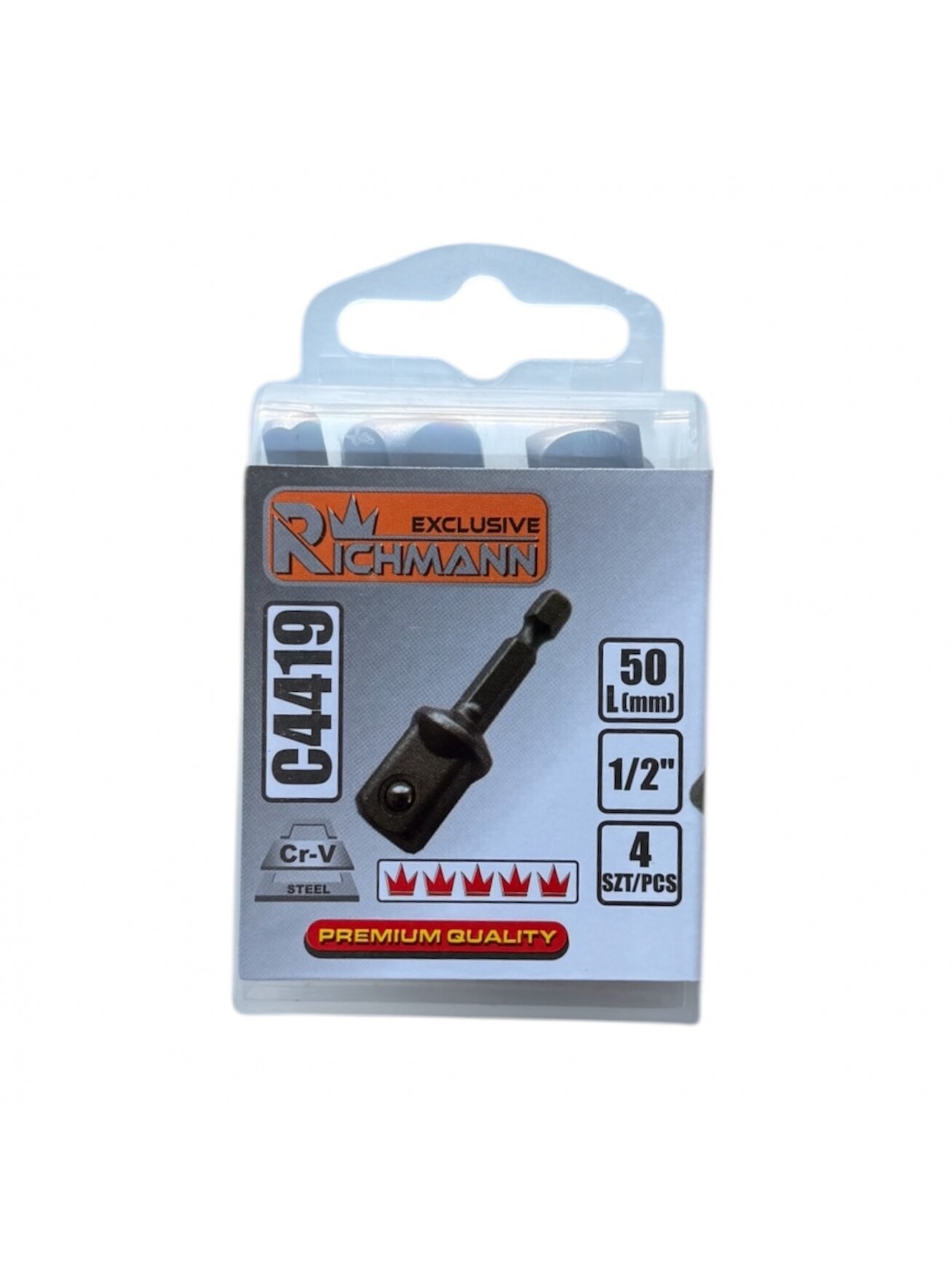 Adapteris 1/2", Richmann, 4 vnt. 4 Adapteris 1/2", Richmann, 4 vnt. 4