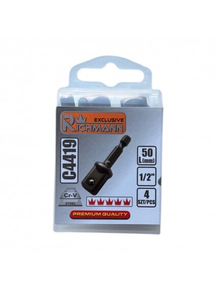 Adapteris 1/2", Richmann, 4 vnt. 2 Adapteris 1/2", Richmann, 4 vnt. 2