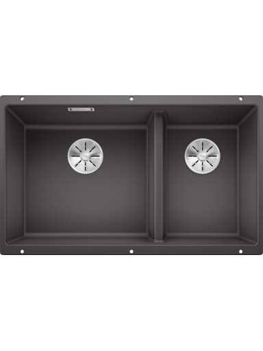 Akmens masės plautuvė Subline 430/270-U, 755x460mm, akmens pilka