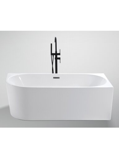 Akrilinė vonia NOVA 208 150 cm balta dešinė
