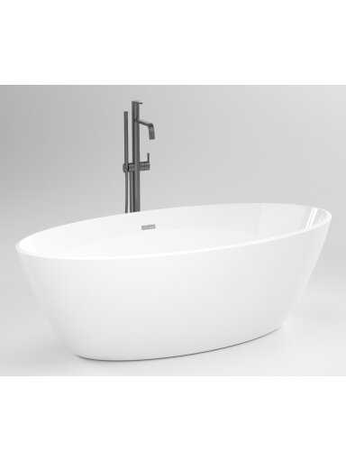 Akrilinė vonia OVAL 231 balta