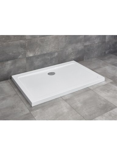 Akrilinis dušo padėklas Radaway Doros D 1200x1000x50, baltas