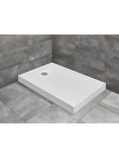 Akrilinis dušo padėklas Radaway Doros F compact, 900x700x120, baltas