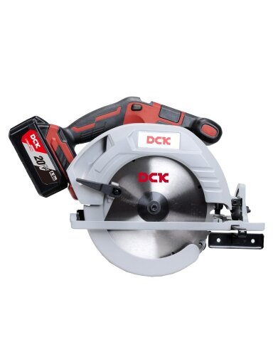 Akumuliatorinis bešepetėlinis diskinis pjūklas 185 mm, 20V, KDMY02-185Z, DCK (be baterijos ir įkroviklio)