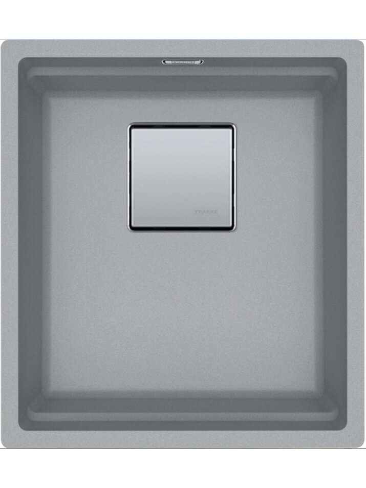 Akmens masės plautuvė Kubus 2 KNG 110-37 Fragranite 410x460mm akmens pilka Akmens masės plautuvė Kubus 2 KNG 110-37 Fragranite 410x460mm akmens pilka