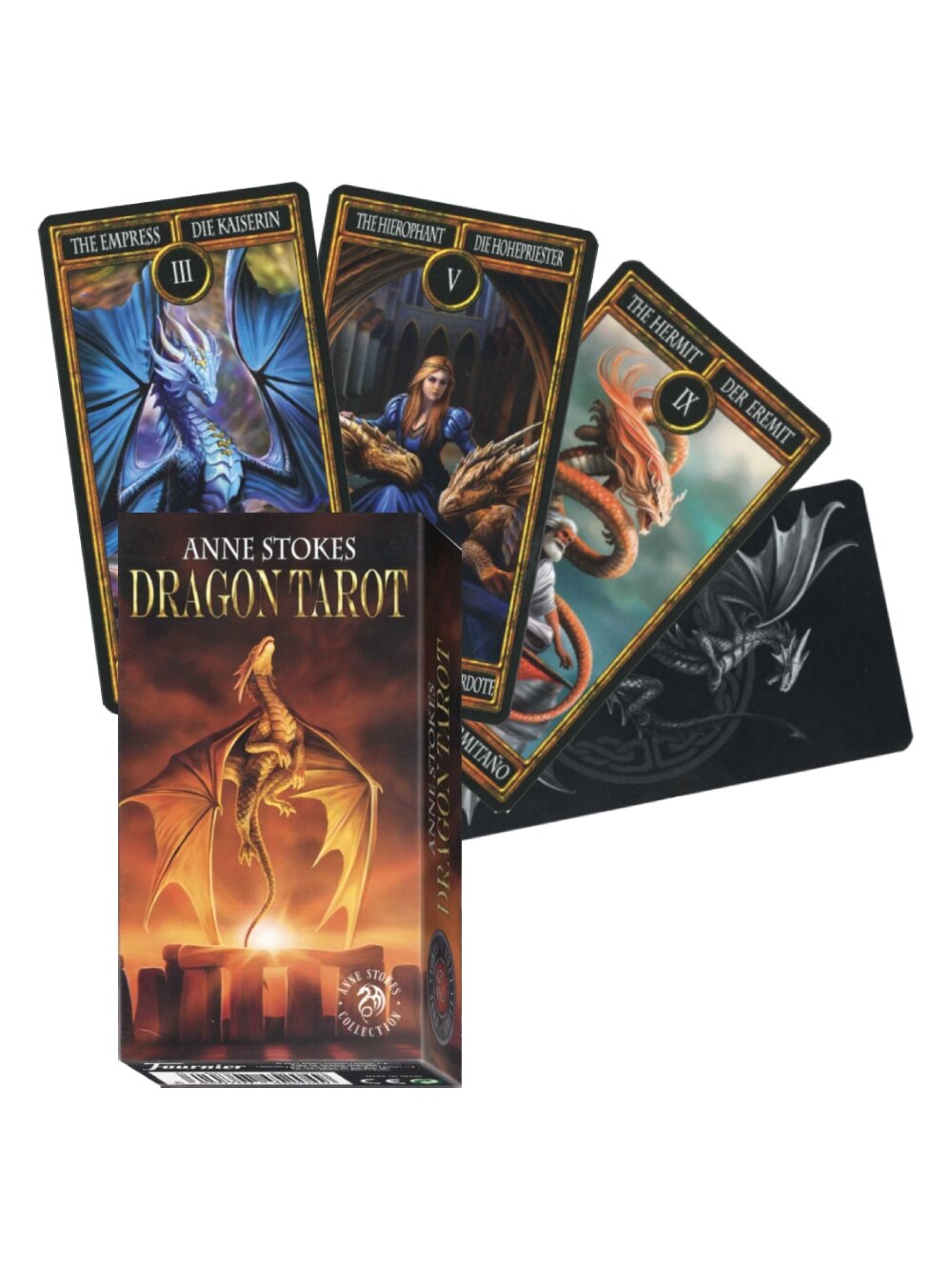 Anne Stokes Dragon Taro kortos Fournier