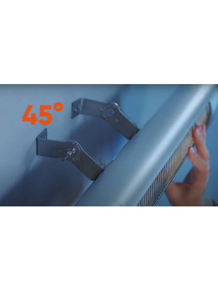 Anglies pluošto infraraudonųjų spindulių šildytuvas Veito BLADE, sidabrinis 5 Anglies pluošto infraraudonųjų spindulių šildytuvas Veito BLADE, sidabrinis 5