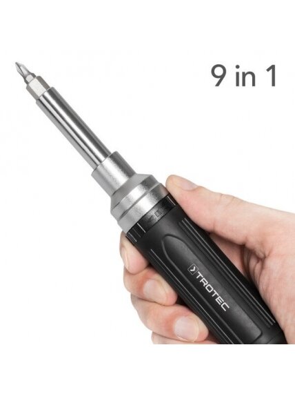 Antgalių rinkinys su atsuktuvu Trotec 9in1 4