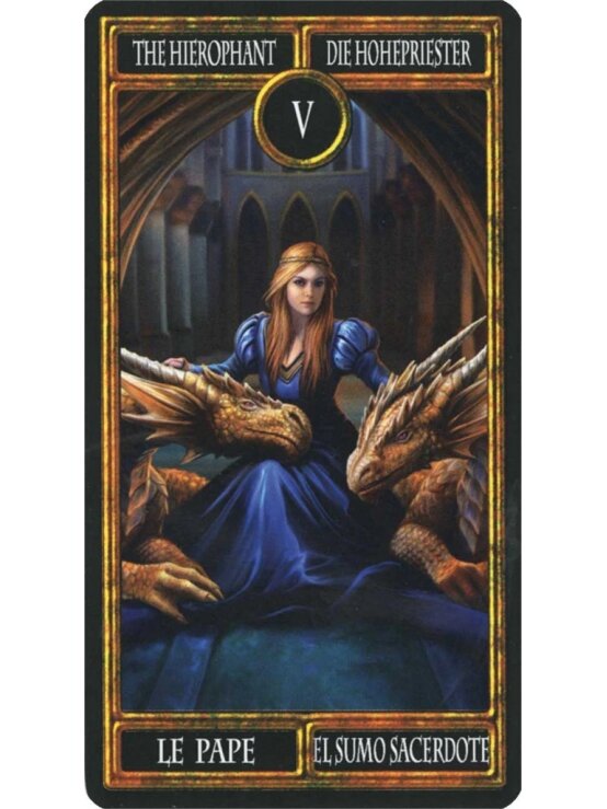 Anne Stokes Dragon Taro kortos Fournier 2