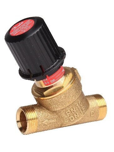 Apvadinis ventilis AVDO 25, DN25, PN10, ribos 0.05-0.5 bar, tiesus