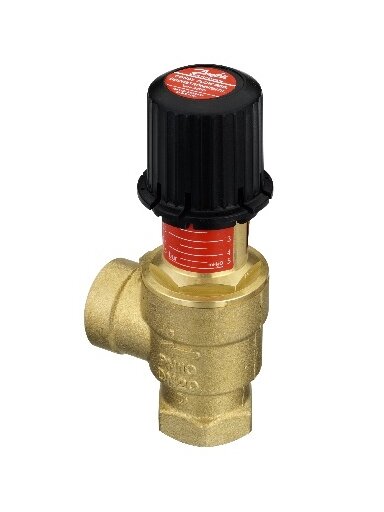 Apvadinis ventilis AVDO 20, DN20, PN10, ribos 0.05-0.5 bar, kampinis