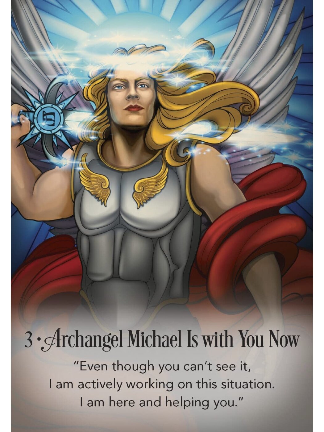 Archangel Michael Sword Of Light Oracle kortos Hay House 2