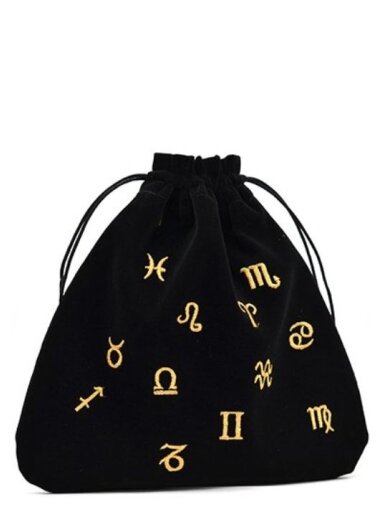 Astrological velvetinis maišelis kortoms Lo Scarabeo