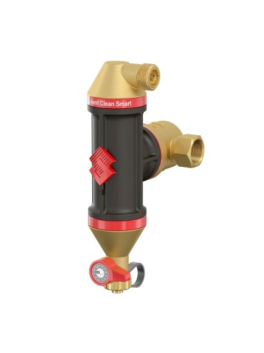 Atskirtuvas oro burbuliukams/ purvui Flamcovent Clean Smart 1", su magnetu
