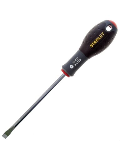 Atsuktuvas Stanley Fatmax plokščias 8x150 mm (su blisteriu)