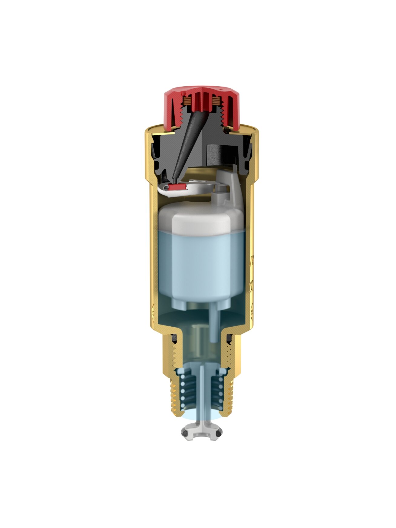 Automatinis nuorintuvas Flexvent 1/2 su vožtuvėliu (89000) 1 Automatinis nuorintuvas Flexvent 1/2 su vožtuvėliu (89000) 1