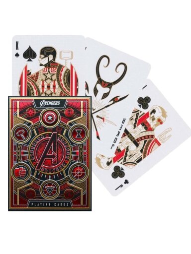 Avengers Red Edition The Infinity Saga Theory11 žaidimo kortos