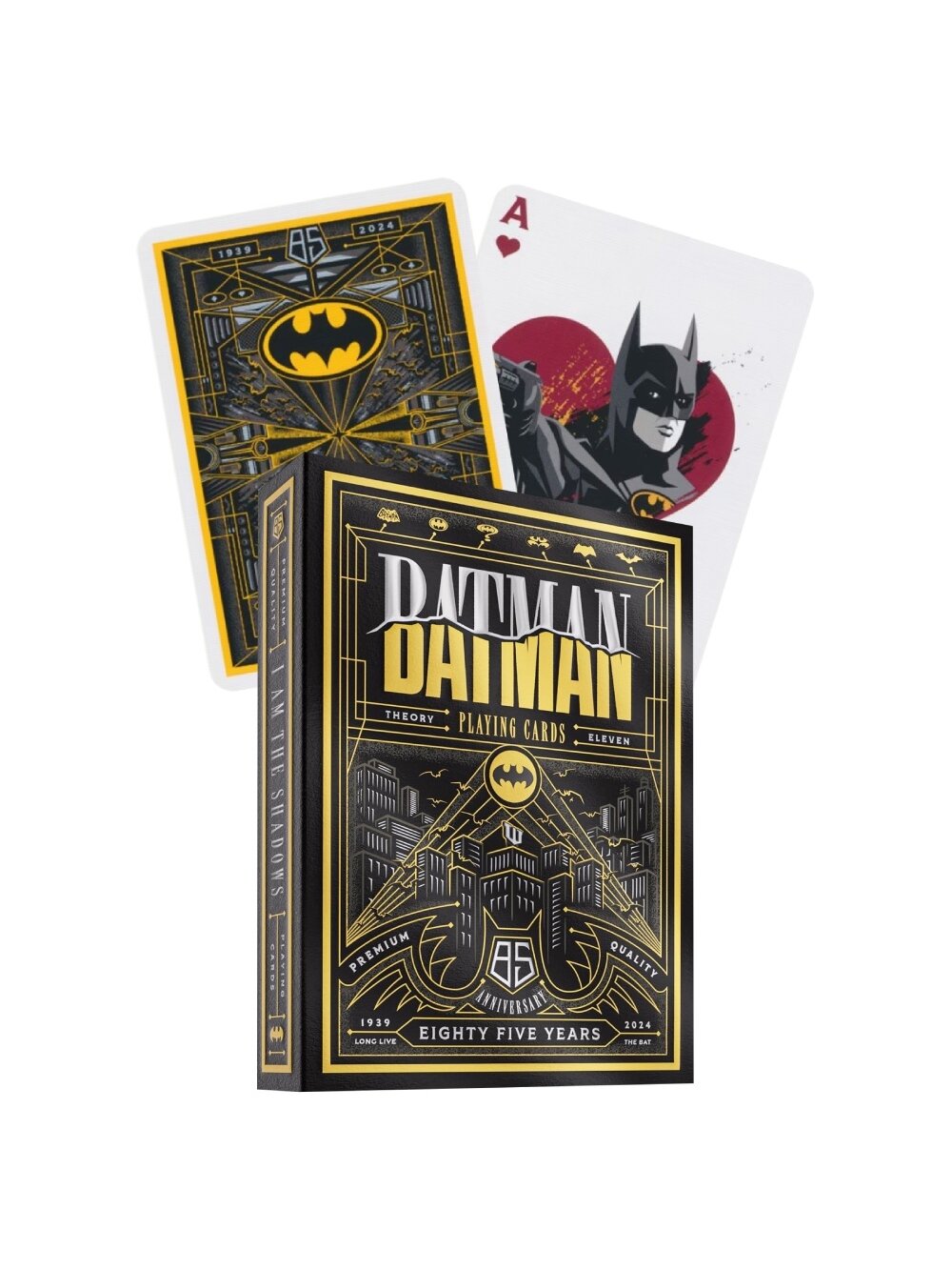 Batman 85th Anniversary žaidimo kortos Theory11