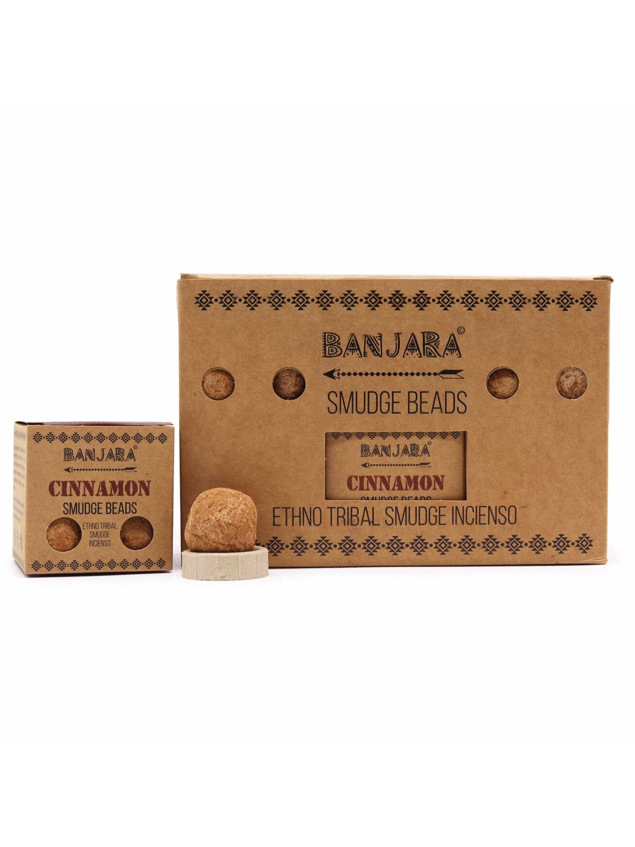 Banjara smilkalų karoliukai – Cinnamon 1