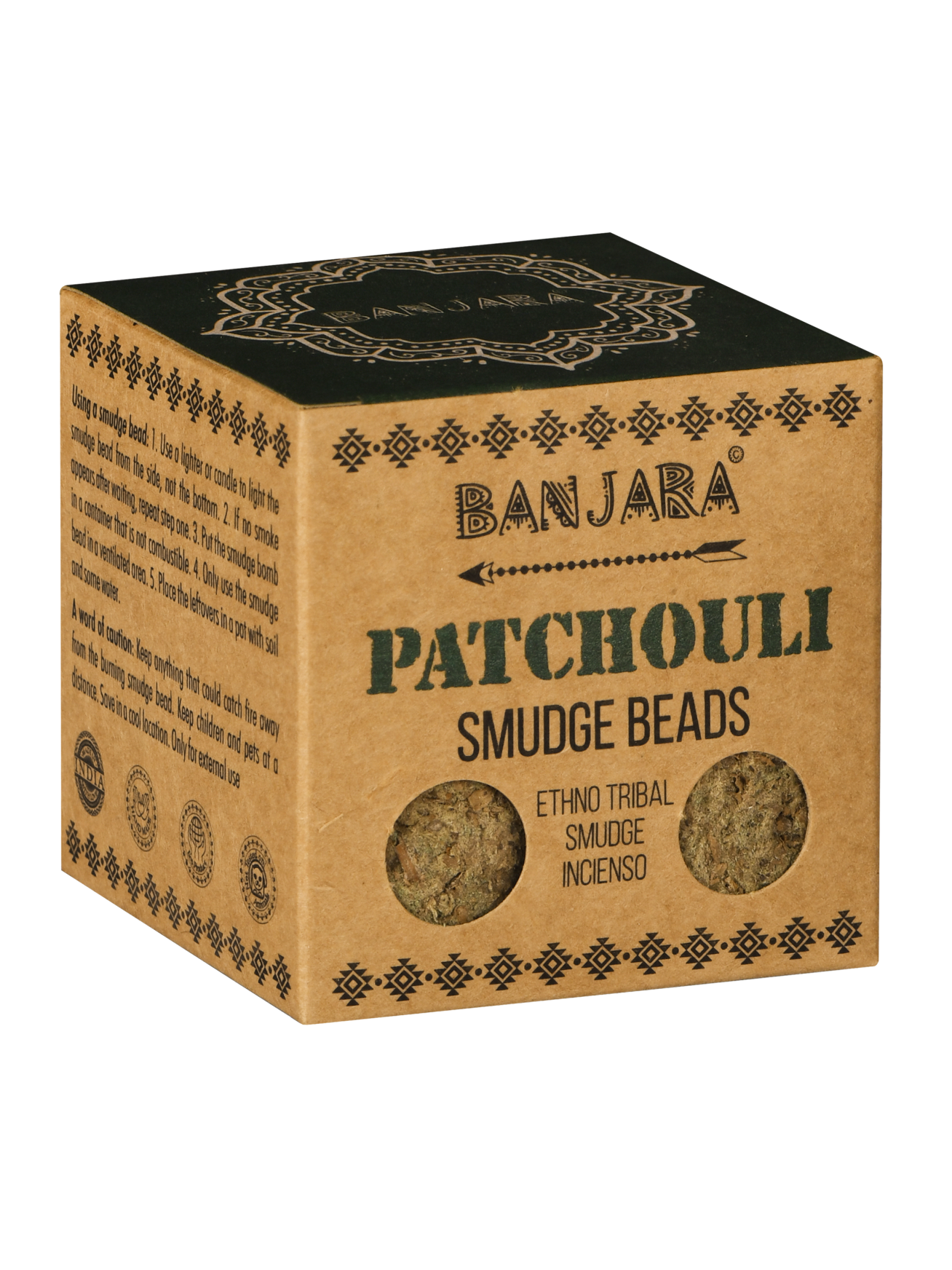 Banjara smilkalų karoliukai – Patchouli 2
