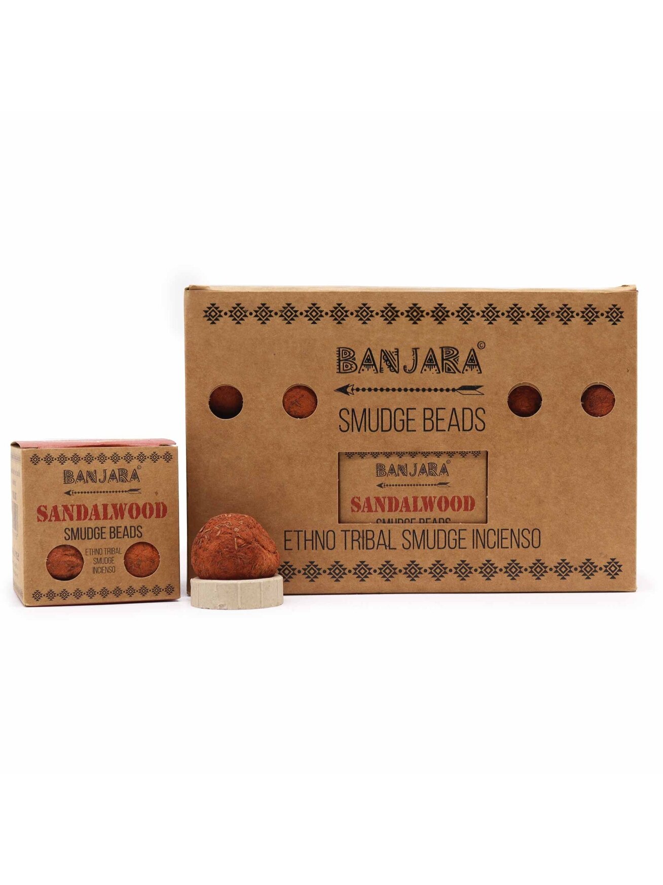 Banjara smilkalų karoliukai – Sandalwood 1 Banjara smilkalų karoliukai – Sandalwood 1