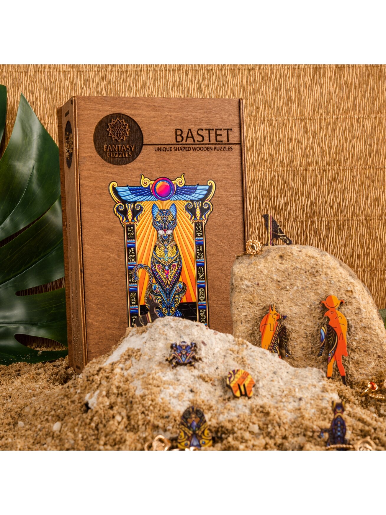 Bastet Dėlionė Iš Medžio XL Dydis (600 detalių) Fantasy Puzzles 10 Bastet Dėlionė Iš Medžio XL Dydis (600 detalių) Fantasy Puzzles 10