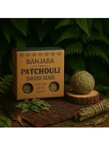 Banjara smilkalų karoliukai – Patchouli 1 Banjara smilkalų karoliukai – Patchouli 1