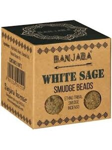 Banjara smilkalų karoliukai – White Sage 1 Banjara smilkalų karoliukai – White Sage 1