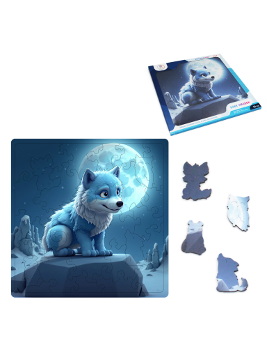 Baby Amarok Dėlionė Iš Medžio (30 detalių) Fantasy Puzzles
