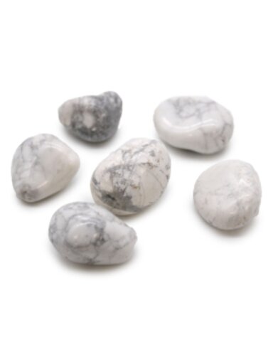Baltasis Haulitas - magnezitas (6 vnt. L dydžio) Ancient Wisdom
