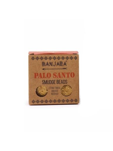 Banjara smilkalų karoliukai – Palo Santo