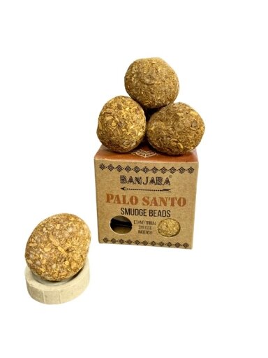 Banjara smilkalų karoliukai – Palo Santo