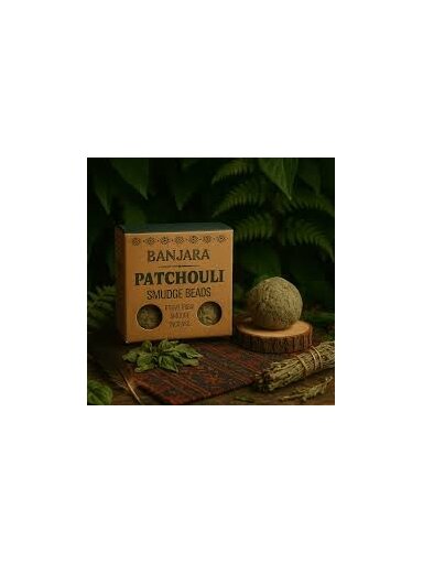 Banjara smilkalų karoliukai – Patchouli