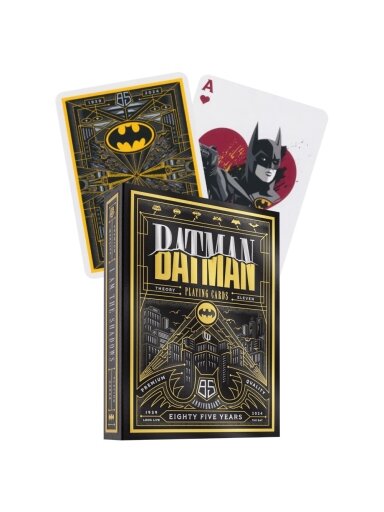 Batman 85th Anniversary žaidimo kortos Theory11