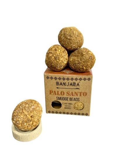 Banjara smilkalų karoliukai – Palo Santo Banjara smilkalų karoliukai – Palo Santo