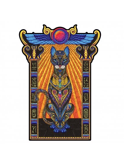 Bastet Dėlionė Iš Medžio XL Dydis (600 detalių) Fantasy Puzzles 4 Bastet Dėlionė Iš Medžio XL Dydis (600 detalių) Fantasy Puzzles 4