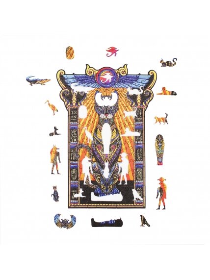 Bastet Dėlionė Iš Medžio XL Dydis (600 detalių) Fantasy Puzzles 1