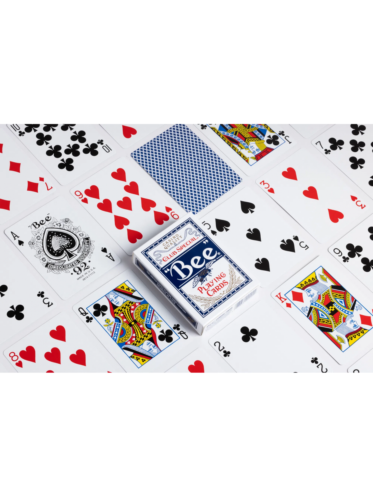 Bee Standard pokerio kortos (Mėlynos) 3 Bee Standard pokerio kortos (Mėlynos) 3
