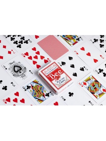 Bee Standard pokerio kortos (Raudonos) 4