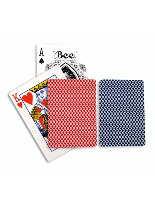 Bee Standard pokerio kortos (Mėlynos) 1