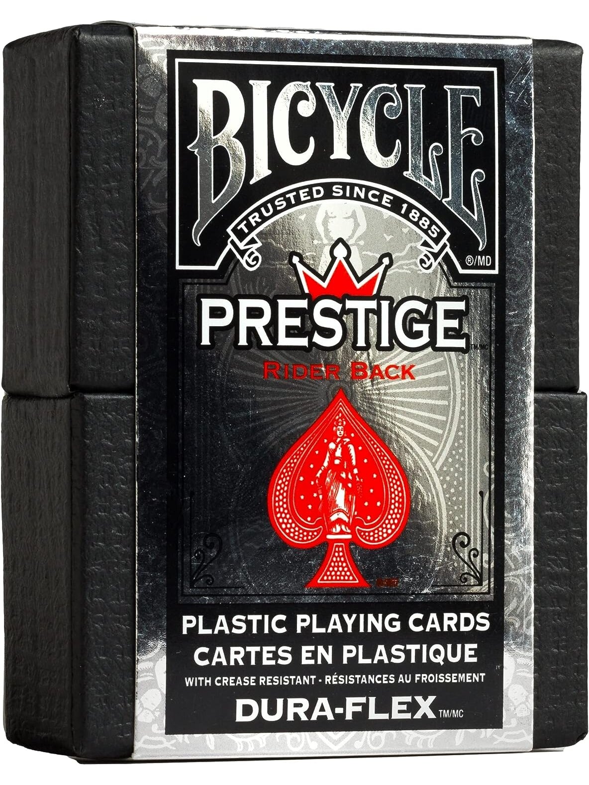 Bicycle Prestige Standard pokerio kortos dėžutėje (Raudonos) Bicycle Prestige Standard pokerio kortos dėžutėje (Raudonos)