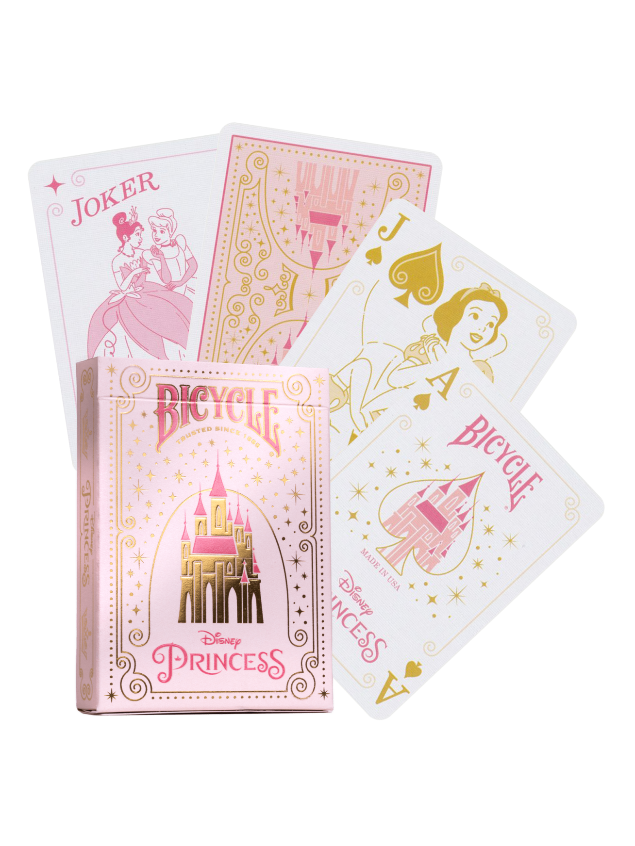 Bicycle Disney Princess Pink kortos